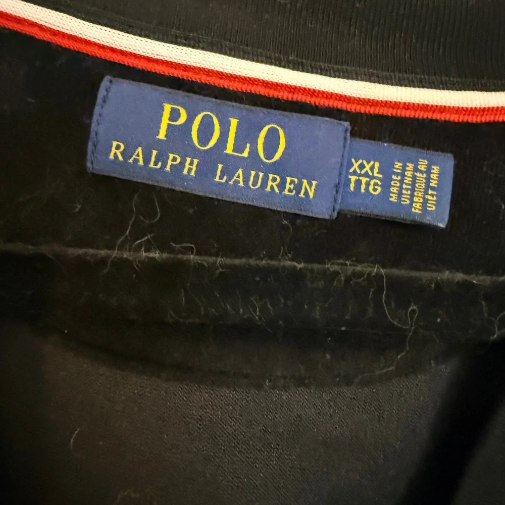 Polo Ralph Lauren Mens Velour Tracksuit Set Black Zip Jacket Joggers XXL